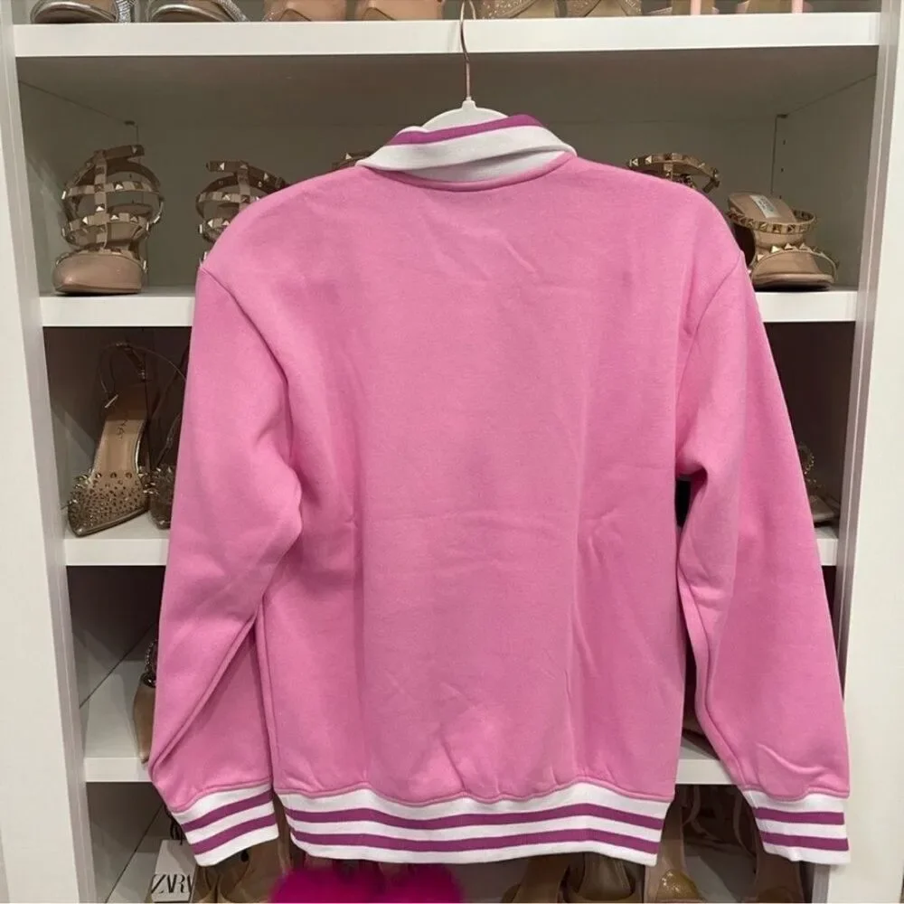 PINk BARBIE sweater white gift box Size M/L/XL
